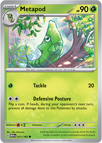 011.	Metapod - 151