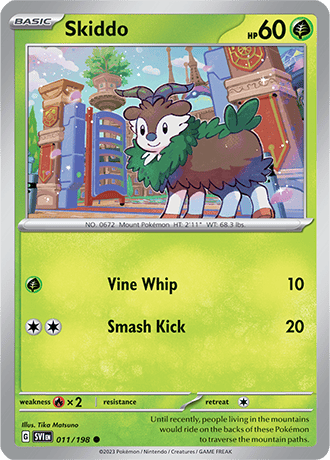 011.	Skiddo - Scarlet &amp; Violet