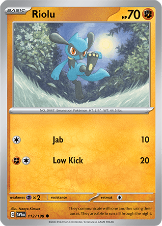 112.	Riolu - Scarlet &amp; Violet