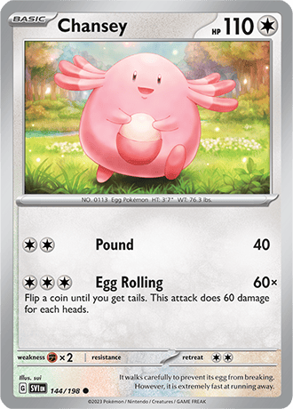 144.	Chansey - Scarlet &amp; Violet