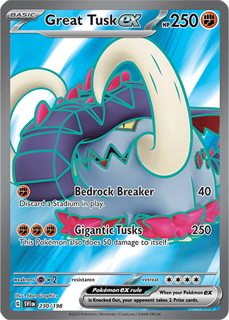 230. Great Tusk EX - Scarlet &amp; Violet