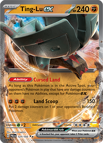 127. Ting-Lu EX - Paldea Evolved