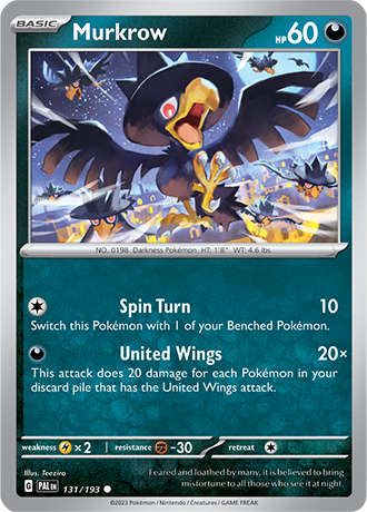 131. Murkrow - Paldea Evolved