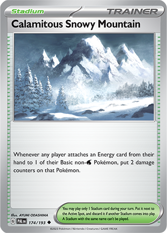 174. Calamitous Snowy Mountain - Paldea Evolved