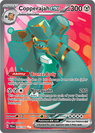 245. Copperajah EX - Paldea Evolved