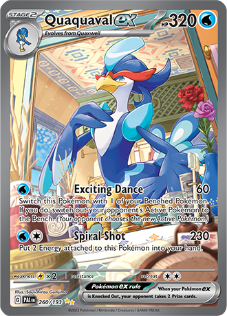 260. Quaquaval EX - Paldea Evolved