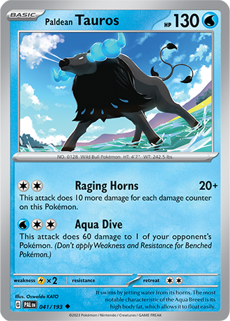 041. Paldean Tauros - Paldea Evolved