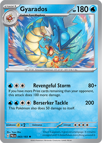 043. Gyarados - Paldea Evolved