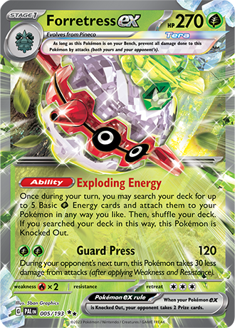 005. Forretress EX - Paldea Evolved