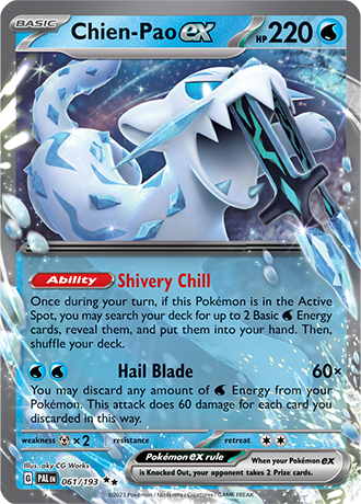 061. Chien-Pao EX - Paldea Evolved