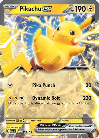 063. Pikachu EX - Paldea Evolved