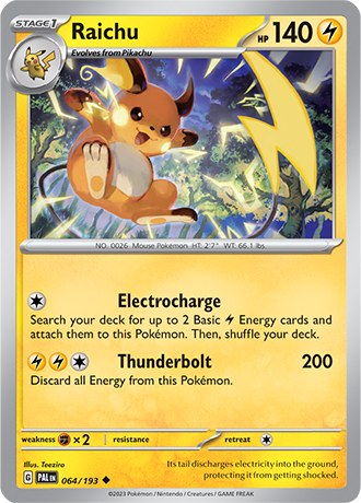 064. Raichu - Paldea Evolved