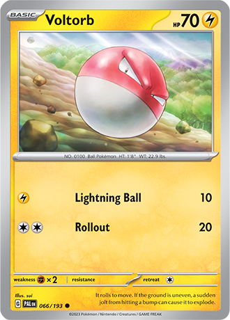 066. Voltorb - Paldea Evolved