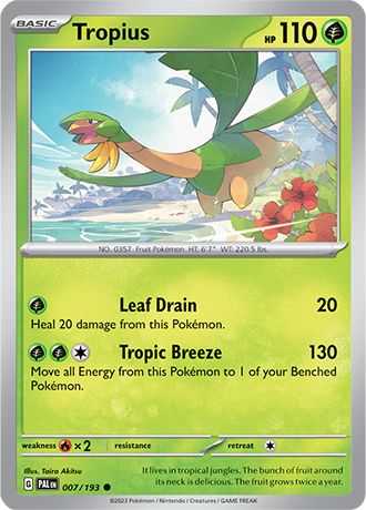 007. Tropius - Paldea Evolved