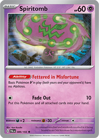 089. Spiritomb - Paldea Evolved