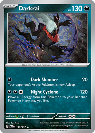 136. Darkrai - Obsidian Flames