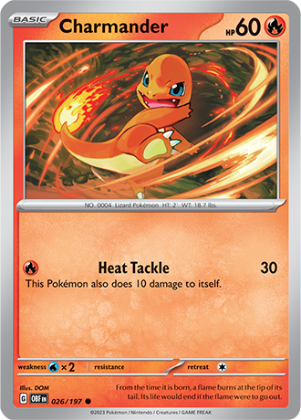 026. Charmander - Obsidian Flames