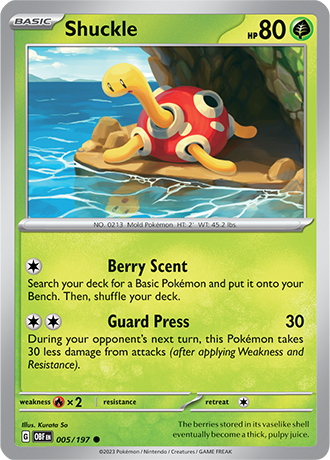 005. Shuckle - Obsidian Flames