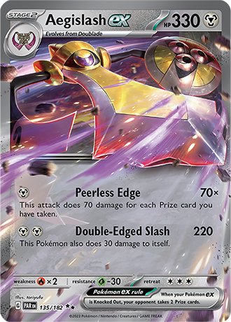 135.	Aegislash ex - Paradox Rift