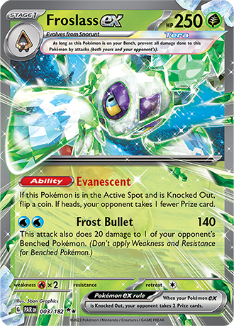 003. Froslass EX - Paradox Rift