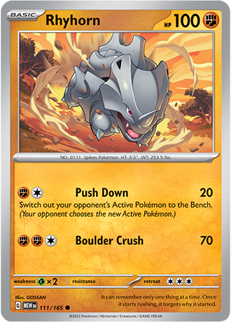 111. Rhyhorn - 151