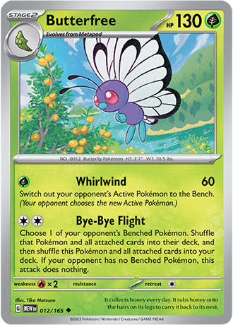 012.	Butterfree - 151