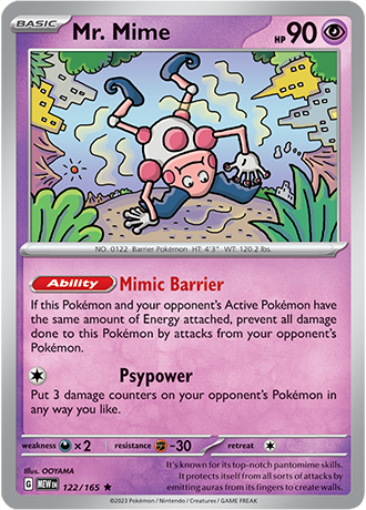 122. Mr.Mime - 151