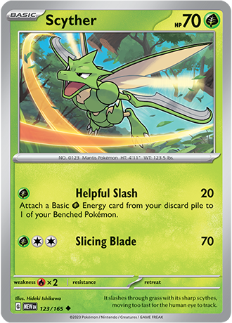 123. Scyther - 151