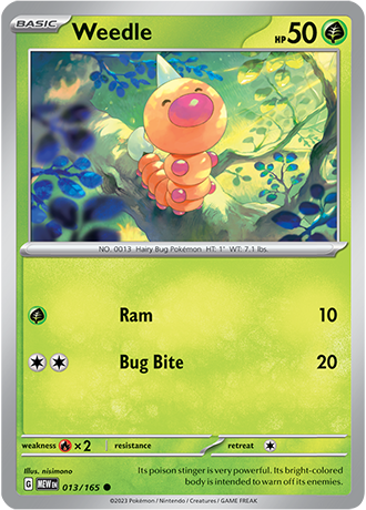 013.	Weedle - 151