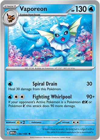 134. Vaporeon - 151