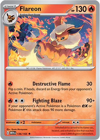 136. Flareon - 151