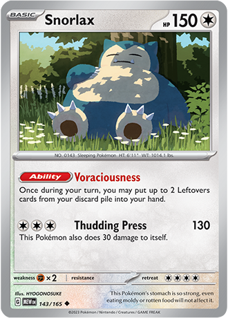 143. Snorlax - 151