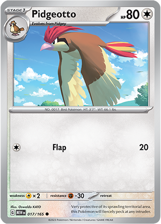 017. Pidgeotto - 151