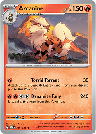 059. Arcanine - 151