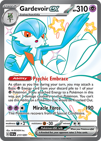 217. Gardevoir EX - Paldean Fates