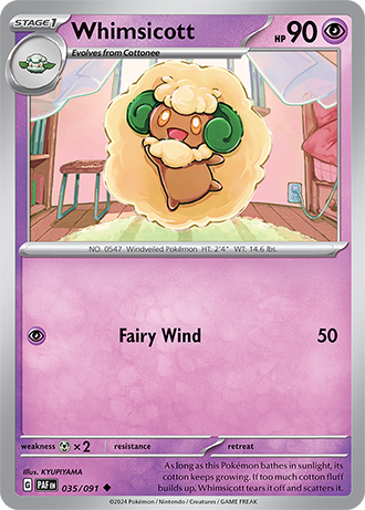 035. Whimsicott- Paldean Fates