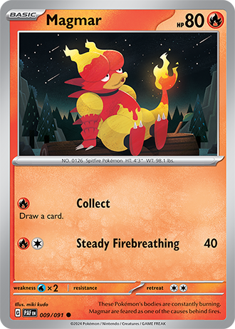 009. Magmar - Paldean Fates