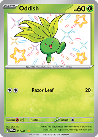 092. Oddish - Paldean Fates